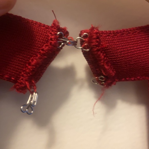 Sexy Flattering Stretchy Bandage V Neck Bodycon Dress - Burgundy - Picture 7 of 13